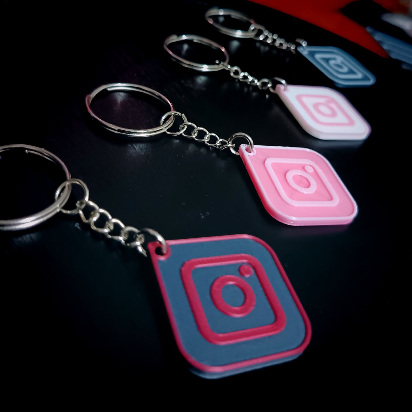 Instagram NFC Keychain Smart Tag