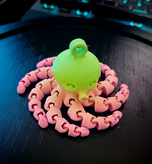 3d Printed Articulated Octopus