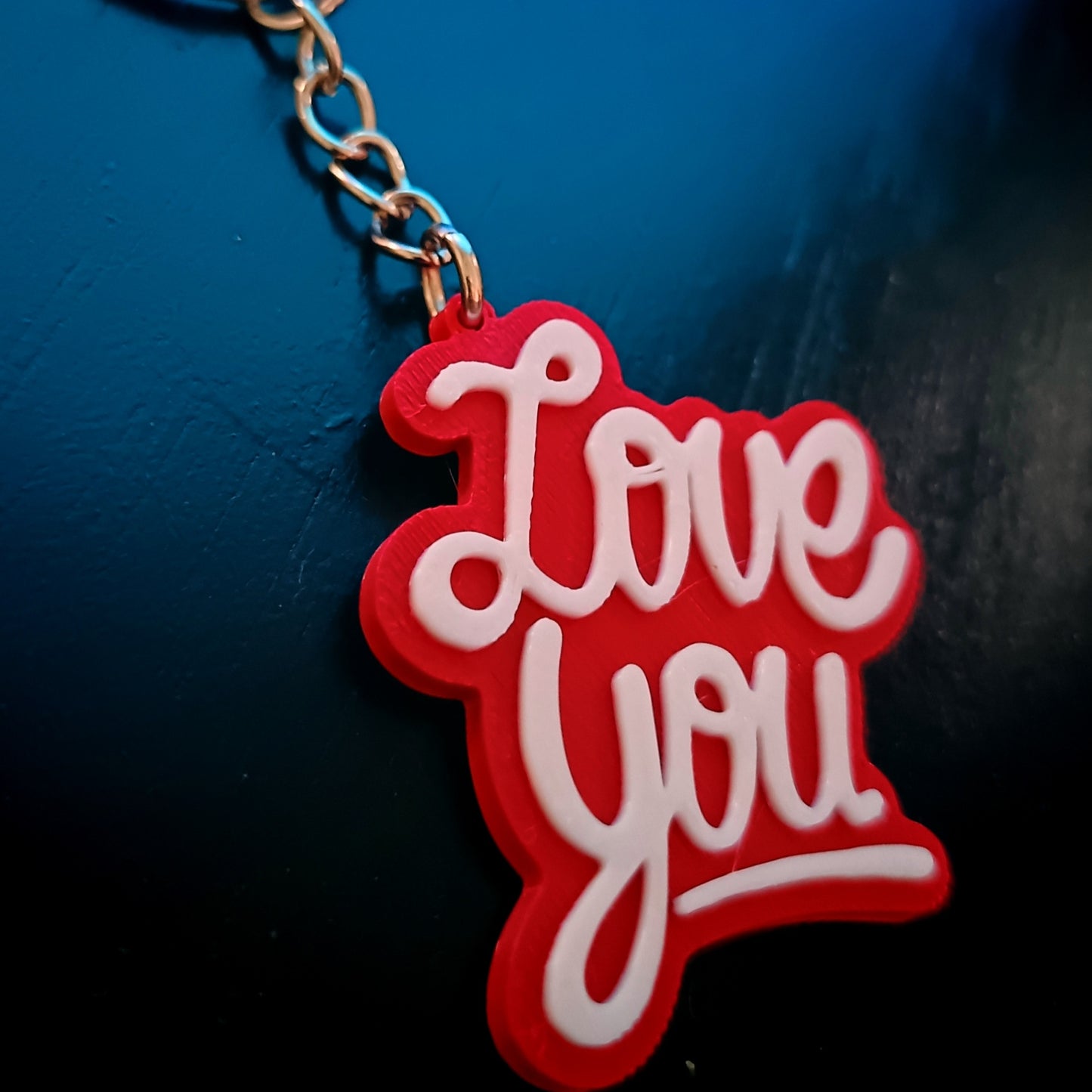 3D Printed Love You Keychain